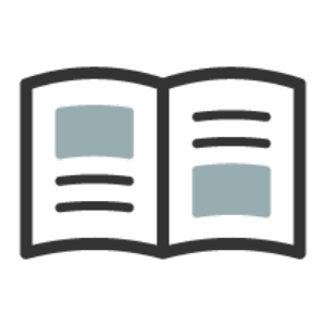 リーフレット・パンフレットのアイコン