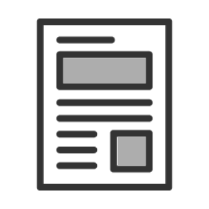 チラシのアイコン